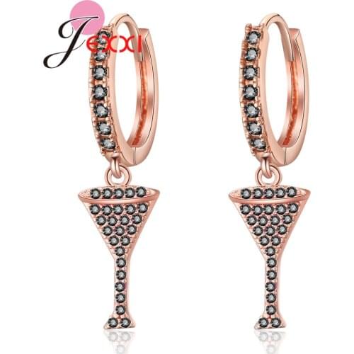 Boucle D'oreille Femme Goblet Style Jewelry Fashion Korean Earrings Elegant Gift For Wife Girlfriend On Wedding Engagement