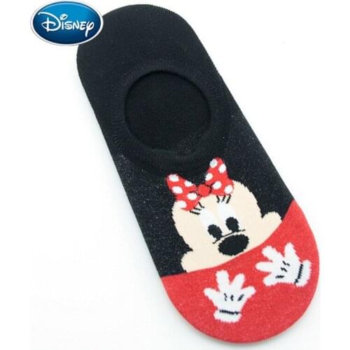 Disney Women Cartoon Cotton Socks Donald Duck Mickey printing Thin Socks For Girl Summer invisible sock Slippers funny boat sock