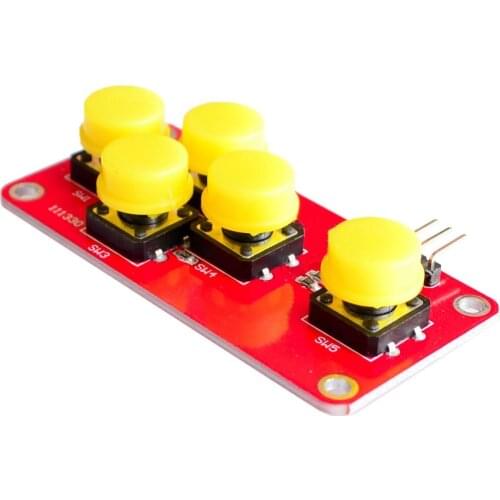1pcs AD Keyboard Simulate Five Key Module Analog Button for arduino Sensor Expansion Board Module