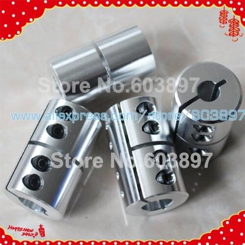 4pcs 3d printer parts rigid shaft coupler clamp stepper servo motor coupling D25 L40 5mm to 6mm 6.35mm 8mm 10mm 12mm 12.7mm