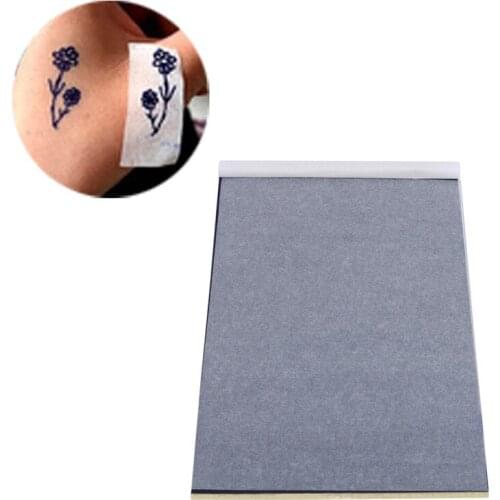 50 Sheets/pack Blue Color Tattoo Transfer Paper High Quality Tatoo Paper Thermal Stencil Carbon Copier Paper For Tattoo Supply