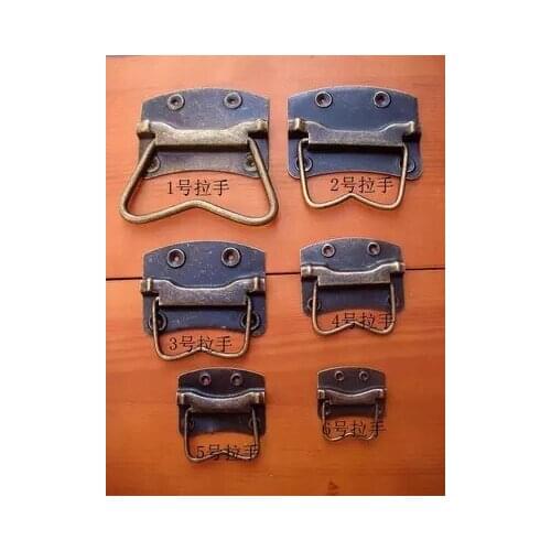 55mm*55mm*44mm camphor wooden hand side handle antique metal handle flat panel