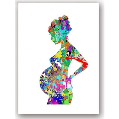 DIY diamond embroidery Pregnant Woman diamond painting 5D Full square by hand 3d picture rhinestone medical obstetric gift P127