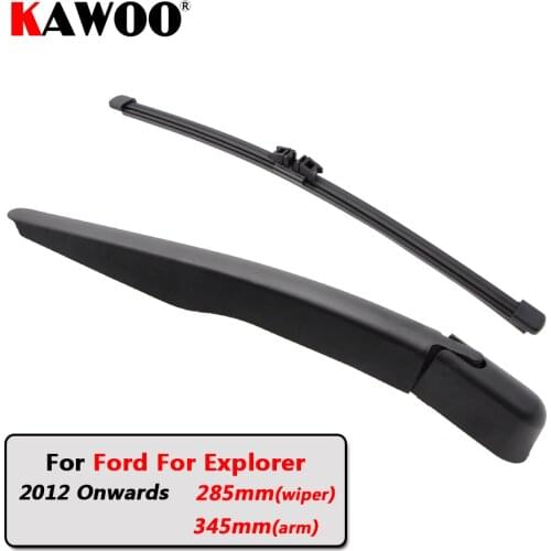 KAWOO Car Rear Wiper Blades Back Window Wipers Arm For Ford For Explorer Hatchback (2012 Onwards) 285mm Auto Windscreen Blade