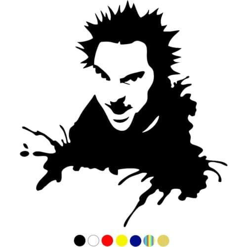 CS-624#20*18.3cm Sticker on the car King and the clown Gorshenev Michael funny car sticker vinyl decal white/black for auto car