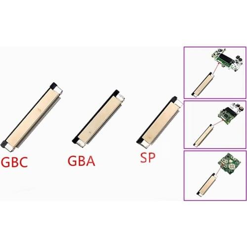 For GBA/GBA SP/GBC Console Motherboard Display Screen Seat Base Stand Wire Clamp Interface Thread Pressing Head