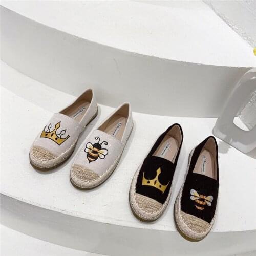 Espadrilles Shoes Flat Ladies Fashion Comfortable Womens Casual 2021Real Hemp Zapatillas Mujer Sapatos