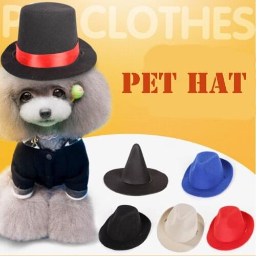 Cool accessories cowboy hat magic hat gargamel hat funny Halloween dog hat