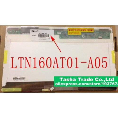 LTN160AT01 LTN160AT01-A05 HD CCFL Backlight Laptop LCD Screen LED Display Panel LTN160AT01 A05 Matrix