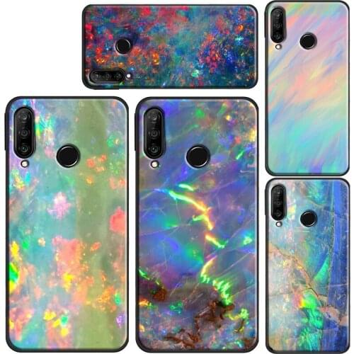 Opal Stone Iridescent Case For Realme 6 7 8 Pro Q3 GT Neo C3 C11 C15 C21 OnePlus 9 Pro 8 Pro 8T 9R Phone Cover