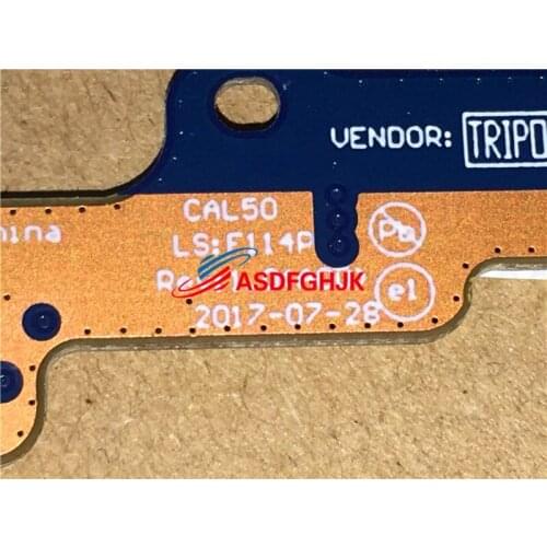 Original LS-F114P NBX00028H00 FOR DELL POWER BUTTON BOARD W/ CABLE INSPIRON 5770 P35E (CA45) Fully tested