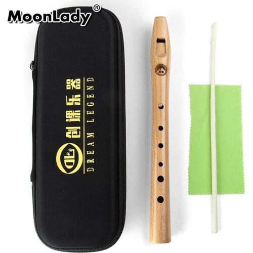 Quaint Clarinet D Key Vertical Flute Musical Instrument Flute Portable Woodwind Instrument Folk Clarinet Flute with Bag