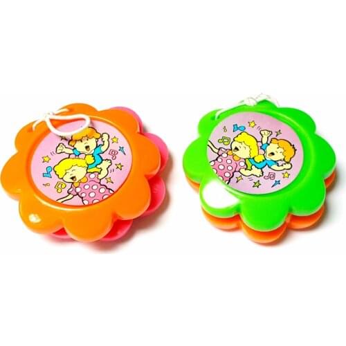 2 piece Plastic Castanets Carnival Educational Favor Novelty Musical Toys Pinata Filler Birthday Gift School Prize