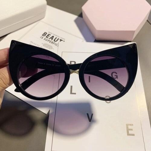Retro Cat Eye Sunglasses Fashion Womens glasses sunglasses oversized sunglasses