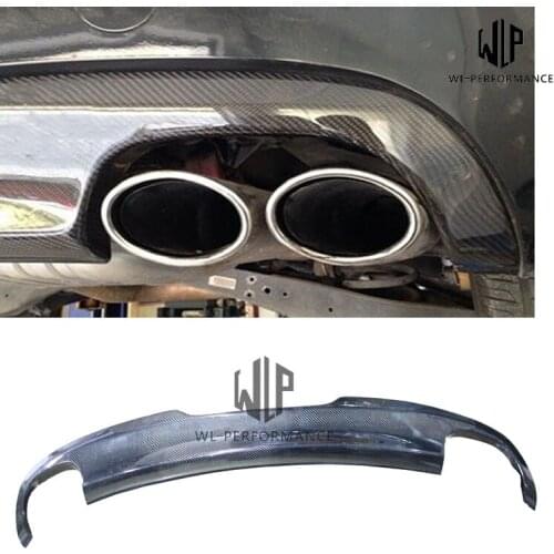 TT High Quality Carbon Fiber Rear Lip Diffuser Car Styling For Audi TT Car Body Kit 2013-UP