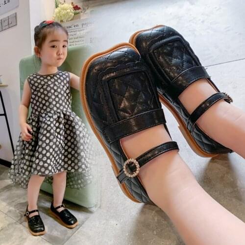 Shoes for Girls Lace Shoes 2021 Summer New Sneakers Children Sweet Cute for Party for Wedding Flats Simple Casual Chic Kids