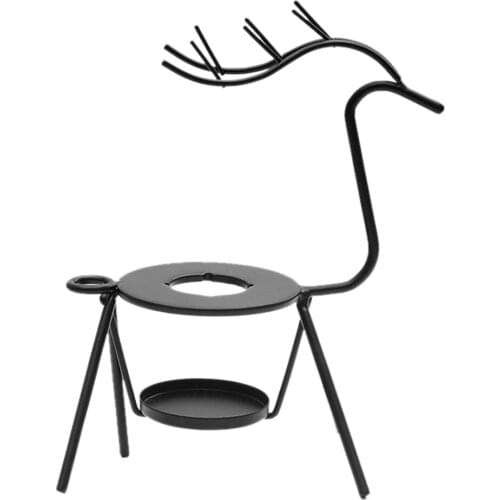 Deer Shaped Fire Paint Stamp Wax Furnace Stove Pot Metal Sealing Wax Bead Sticks Warmer Melting for Wax Sealing Decorative Craft