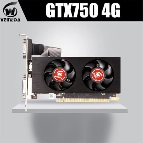 GTX 750 4GB Graphics Card 128Bit GDDR5 Video Cards VGA Cards gtx750 4g For nVIDIA Geforce Game