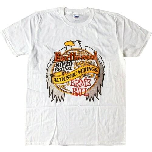 Vintage Ernie Ball Acoustic Strings T Shirt Size S-2Xl Newharajuku Streetwear Shirt Men