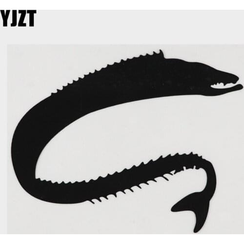 YJZT 15.3CM×12.2CM Marine Electric Eel Animal Vinyl Decal Car Sticker 18A-0063