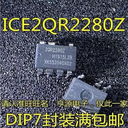 1-10PCS ICE2QR2280Z ICE2QR2280 2QR2280Z DIP-7 In Stock