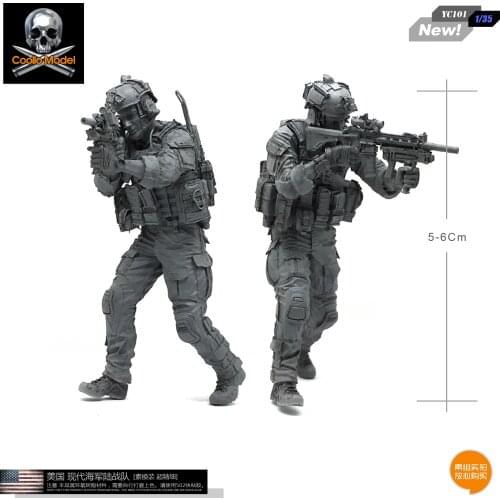 1/35 Modern American Elite Special Forces Resin Soldier Model YC101