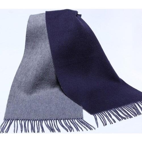 100%goat cashmere double face color long scarfs thick for unisex 30x180cm wholesale retail