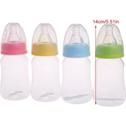 120ml Baby Newborn Nursing Nipple Bottle Silicone Pacifier Milk Water Feeding E06F
