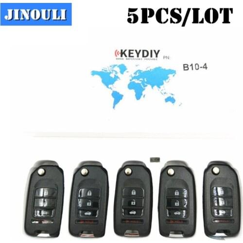 5pcs/lot New Original KD900/KD900+/URG200 Key Programmer B Series Remote Control B10-3+1 4 Button KD Remote Key
