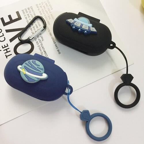 For Samsung Galaxy buds /buds Plus Cases Cartoon Space series Earphones Cover 2019 buds +2020 Silicone Anti-fall Protector Cover