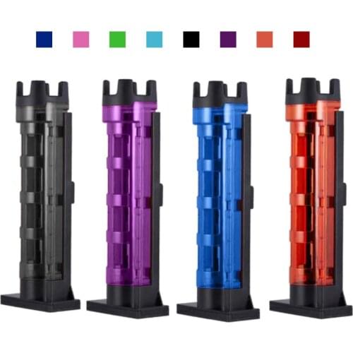 Rod Holder Raft Fishing Barrel Accessory Vertical Inserting Device For MEIHO Box Adjusted Height 282mm Tackle Pesca Iscas