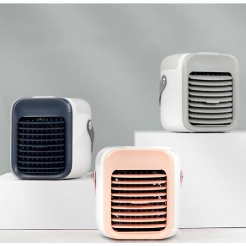 Home Air Humidifier 3-in-1 Air-conditioning Cooler/fan Portable Mini Air Cooler Cordless Air Conditioner Fan Atomizer