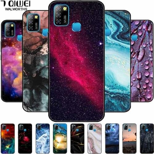 For Infinix Hot 10 Lite Case X657B Silicone Soft Space Phone Cover For Infinix Hot 10T 10s Smart 5 Cases TPU Bumper for Hot10t