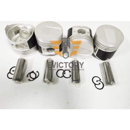 For MITSUBISHI K4N overhaul rebuild kit connecting rod bearing gasket piston