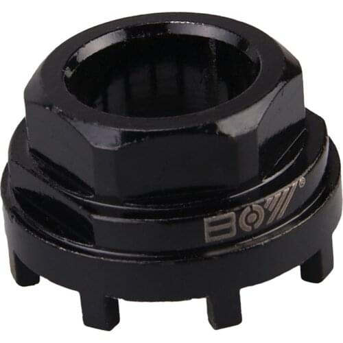 Mountain Bicycle Crank Remover Bottom Bracket Shaft Repair Tool Bike Part Extractor, Black, Carbon Steel