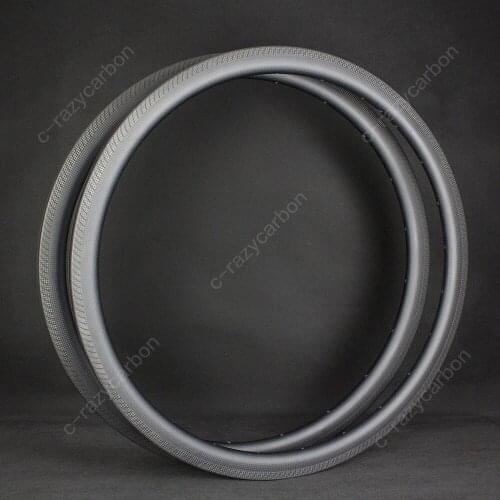 700C Carbon Wheel Road Bike Touring Bicycle Rims High Quality 3K Carbon Clincher 60mm Road Bicycle For Sale