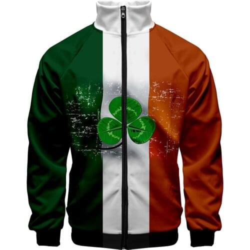 2020 Hot Sale fashion style Liverpool personality coat Irish Green print figure men general Harajuku mens jacket sweatshirt