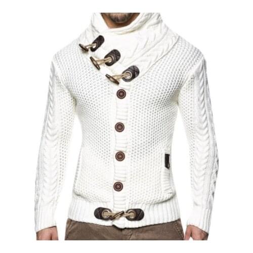 Autumn Winter Fashion Casual Cardigan Sweater Coat Men Loose Fit 100 %Terylene Warm Knitting Clothes Sweater Coats Men 4xl