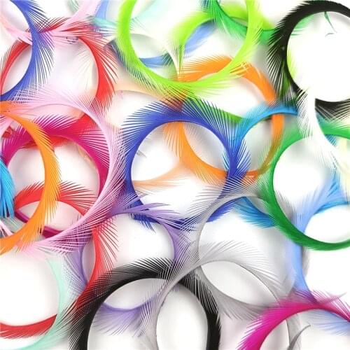 Wholesale 13-18cm Dyed Goose Feathers for Crafts Jewelry Creation DIY Handicraft Accessories Colored Geese Feather Natural Plume