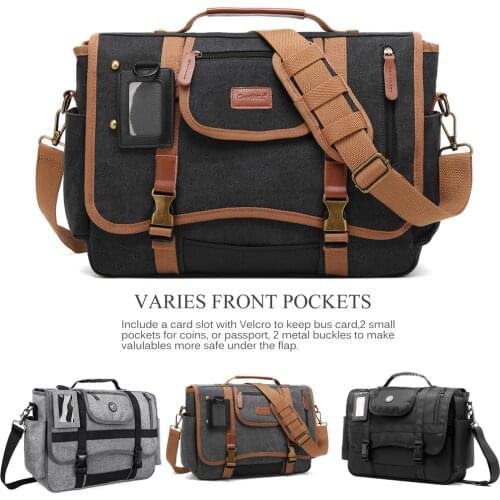 CoolBELL 15.6 Inch Laptop Shoulder Bag Messenger Bag Case Sport Handbag Business Briefcase Multi-Functional Travel Bag for Men
