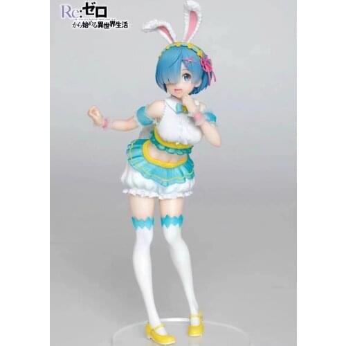 In Stock Taito Re:Life in a different world from zero Rem PVC Figure Action Model Figurine