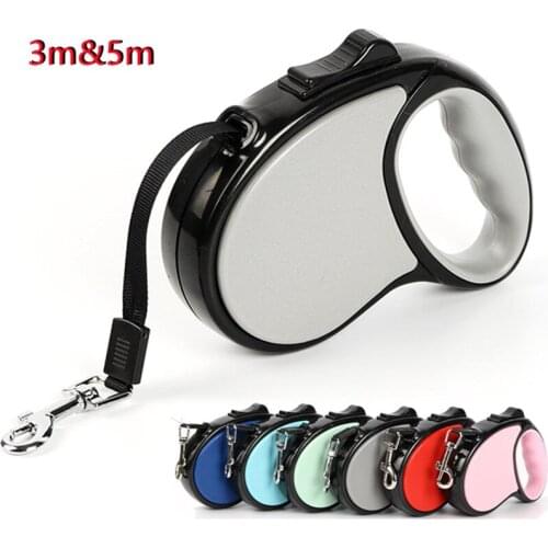 Pet retractable traction rope, durable automatic dog traction rope, puppy extension walking rope