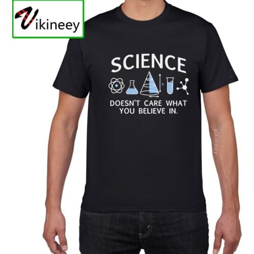 Science Doesn't Care What You Believe in Sarcastic Humor Funny T-Shirt men cotton summer streetwear Hip Hop t shirt men homme