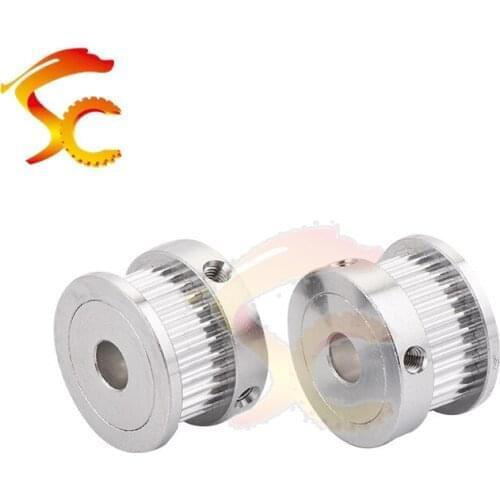 5PCS 3D Printers Parts printer pulley GT2 30 teeth bore 6mm 2GT 30teeth timing pulley fit for GT2 belt width 6mm