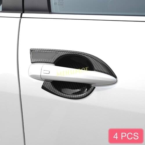 Carbon Fiber Door Handle Surrounds Protector For 2019-2021 Nissan Altima