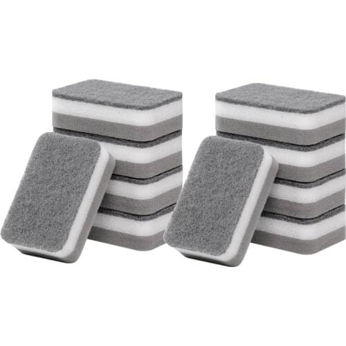 Kitchen Bathroom Cleaning Sponges 30Pcs Clean Cloth Sponge Magic Sponge Eraser Cleaner Baking Scrub Sponges