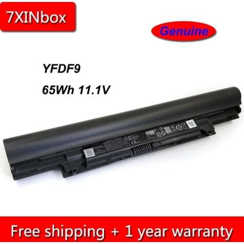 7XINbox 65Wh 11.1V Genuine YFDF9 JR6XC 5MTD8 Laptop Battery For Dell Latitude 3340 3350 V131 2 YFOF9 HGJW8 VDYR8 7WV3V H4PJP