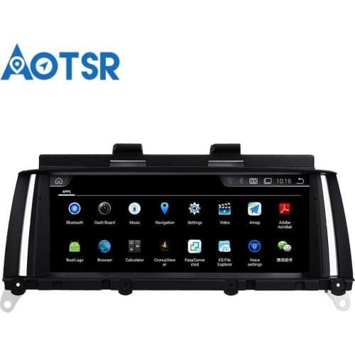 Aotsr Android 4.4 Car GPS Navigation NO DVD Player Headunit For BMW X3 F25/X4 F26 (2014-2016) 1 Din Radio Multimedia Stereo
