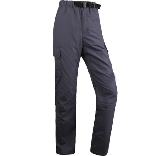 Free shipping! - Mens fishing quick dry trousers outdoor camping trousers with legs can be removed