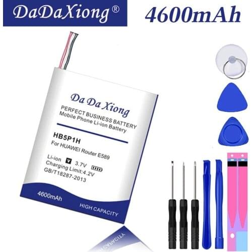 DaDaXiong 4600mAh HB5P1H Battery For Huawei Router E589 R210 E5776s E5776S-22/32/501/601/860/922 Cell Phone Battery